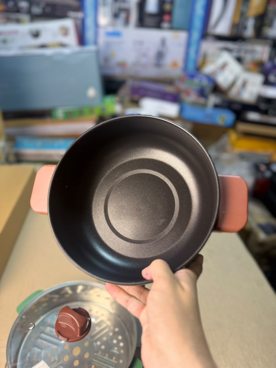 CHUDANGDANG Electric Frying Pan Steam Pot