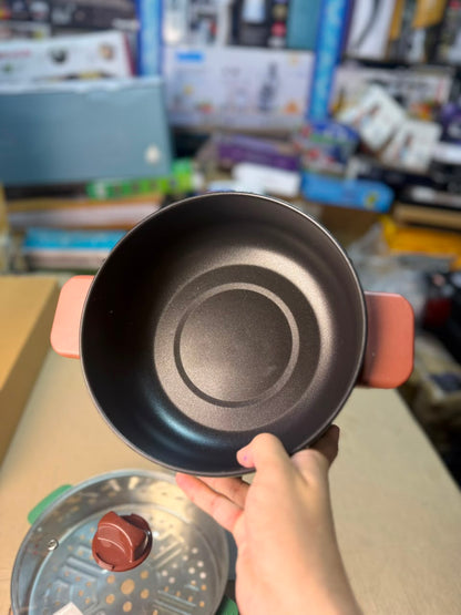 CHUDANGDANG Electric Frying Pan Steam Pot