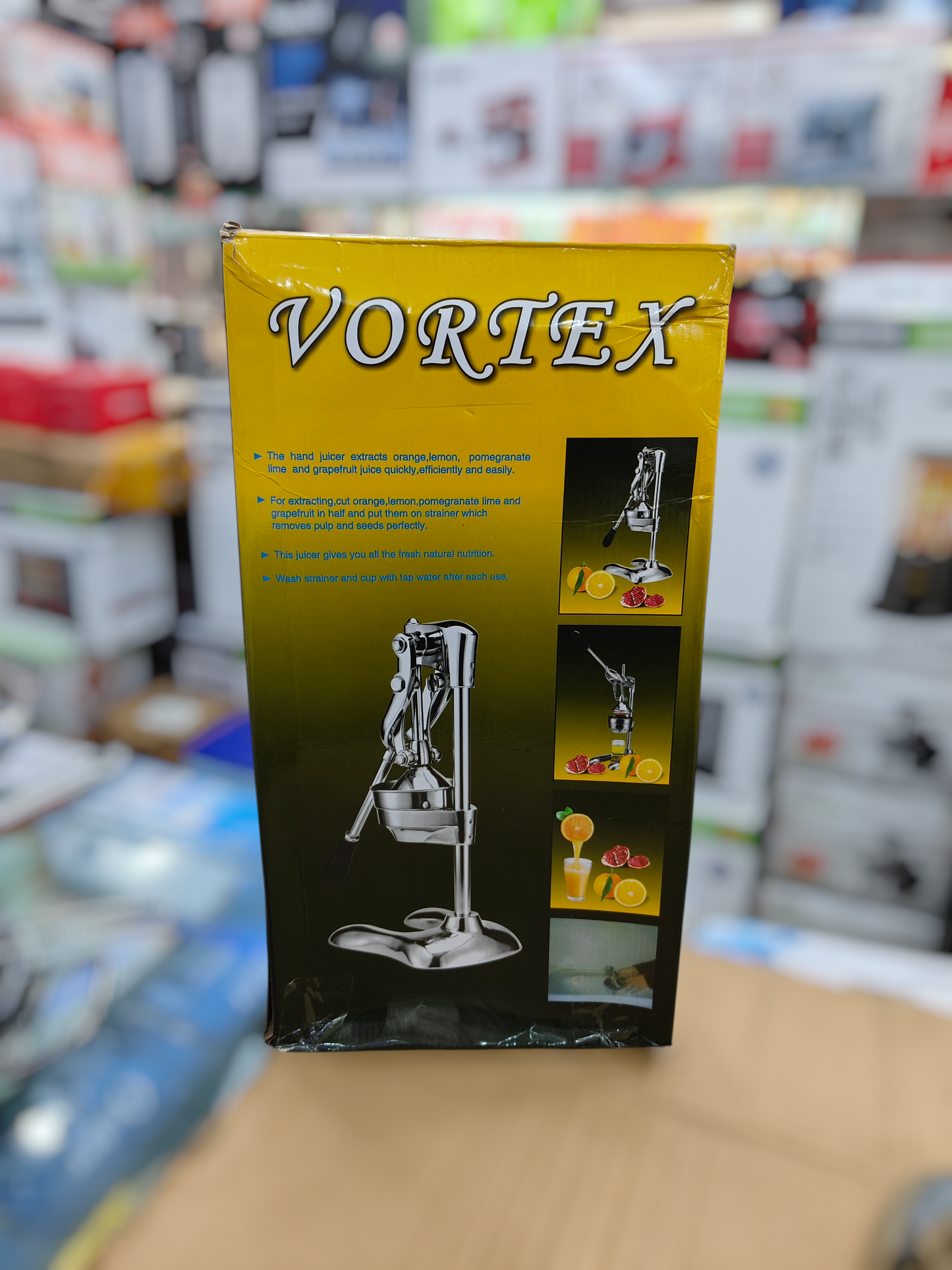VORTEX stainless steel manual citrus
