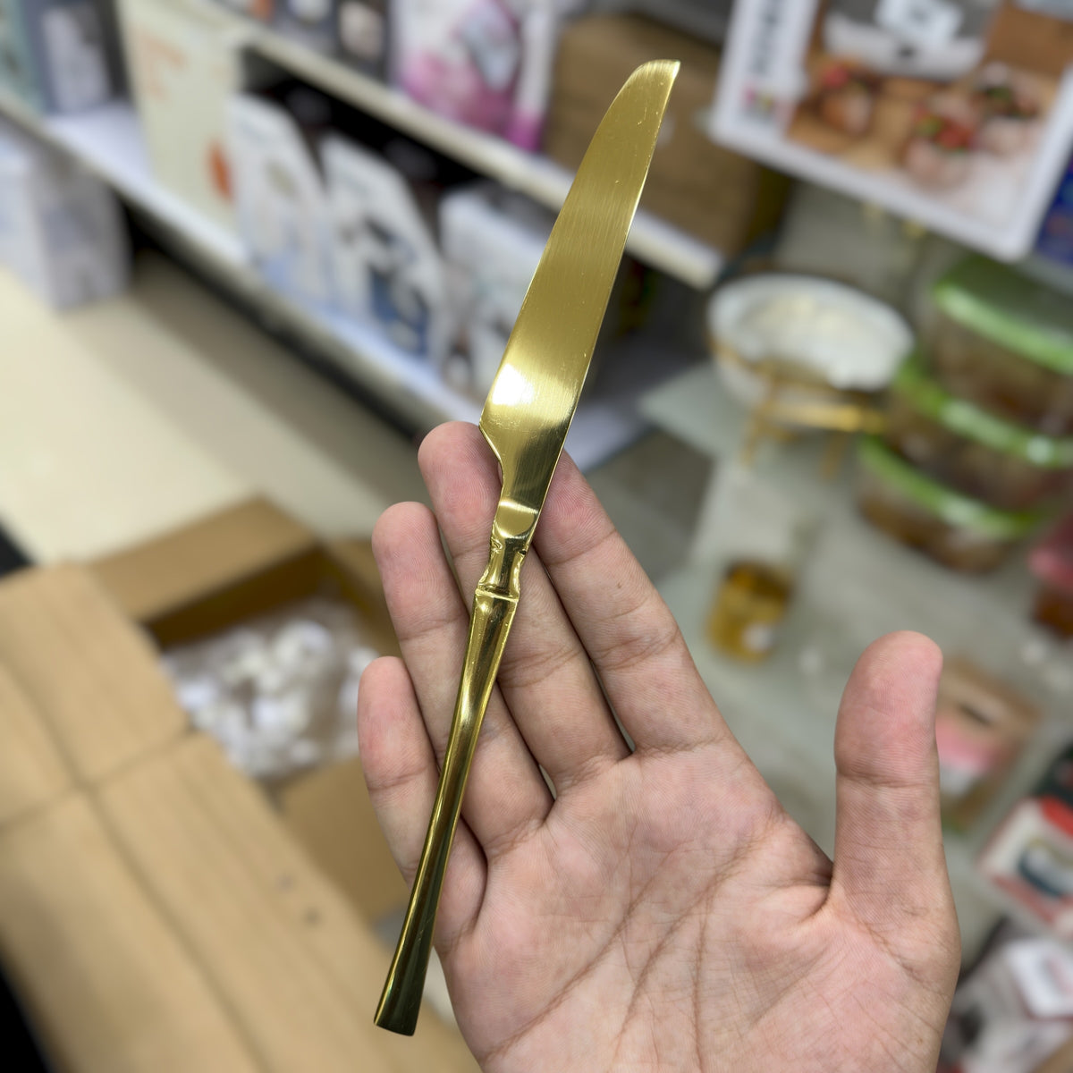 Germany High Quality Polished Cutlery Set - Stainless Steel Gold Flatware