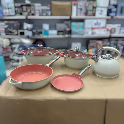 Uakeen Germany Induction Die-Cast Granite Cookware Set 11pcs VK-79