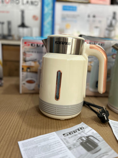 Sovio Electric Kettle – Fast Boil Stainless Steel Kettle for Home & Office