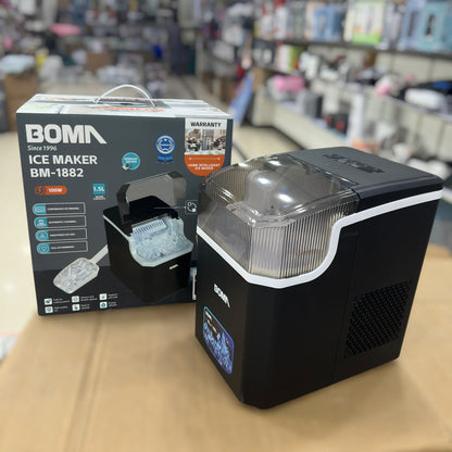 BOMA BM-1882 Home Intelligent Ice Maker - 100W, 1.5L, Continuous Ice Making