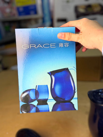 GRACE Elegant Water Pitcher Set with Glasses