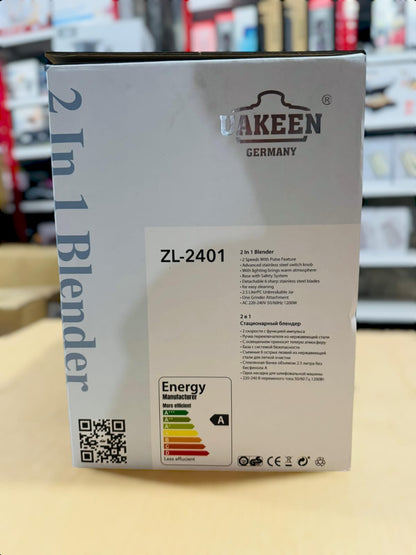 Uakeen 2 in 1 Blender ZL-2401