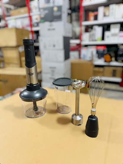 Uakeen Digital 4 in 1 Hand Blender Set ZL-515 – Multifunctional Blender with Chopper, Whisk & Beaker