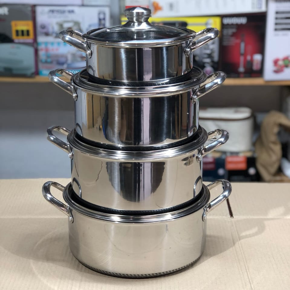 honeycomb lesser coating 4 pcs casserole set