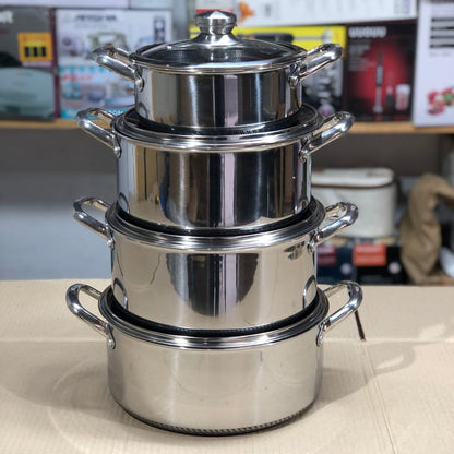 honeycomb lesser coating 4 pcs casserole set