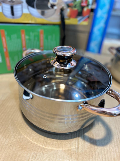 DT 12pcs Cookware Set – Nonstick Pots & Pans Kitchen Set