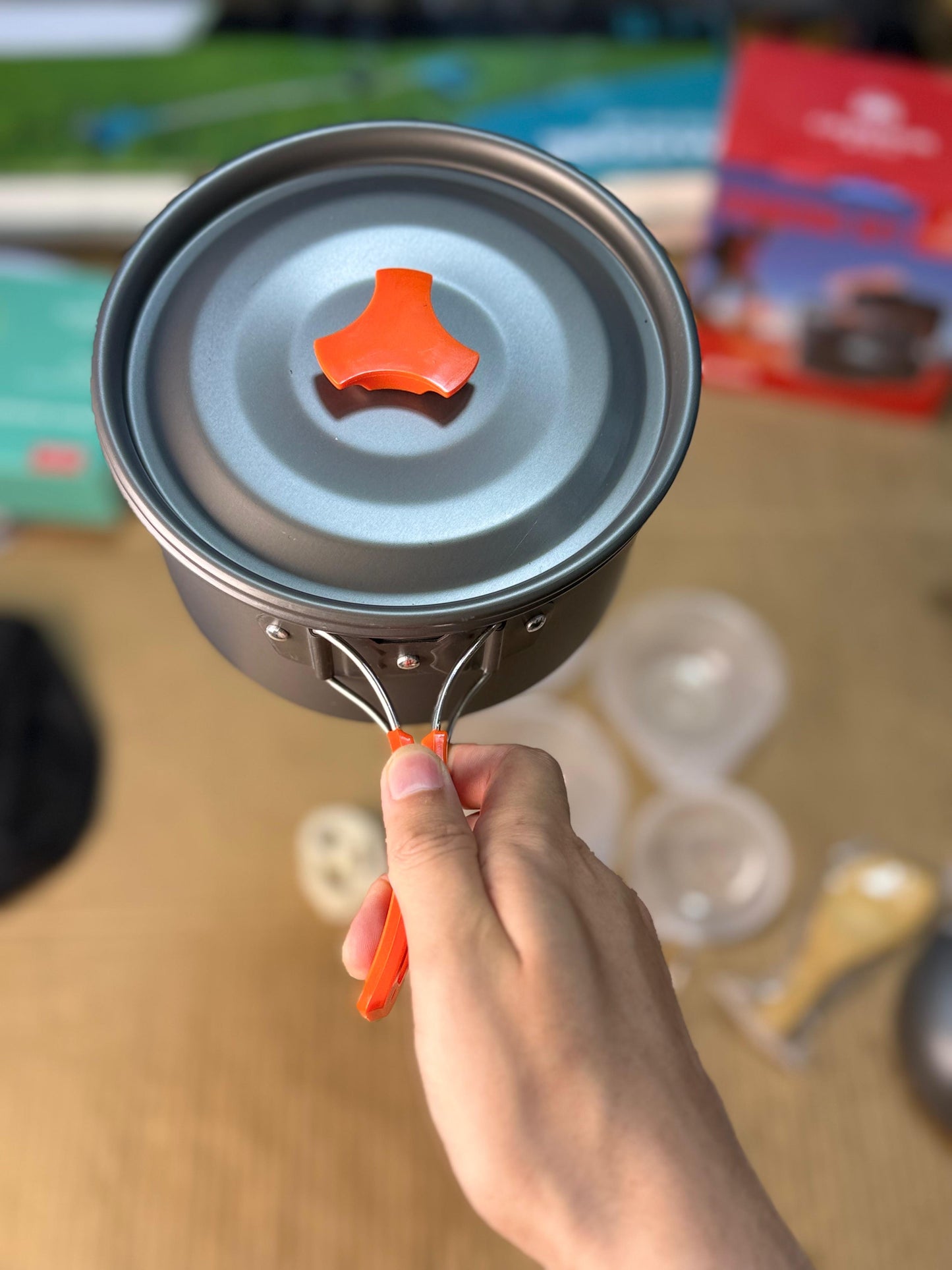 Cooking set for out door