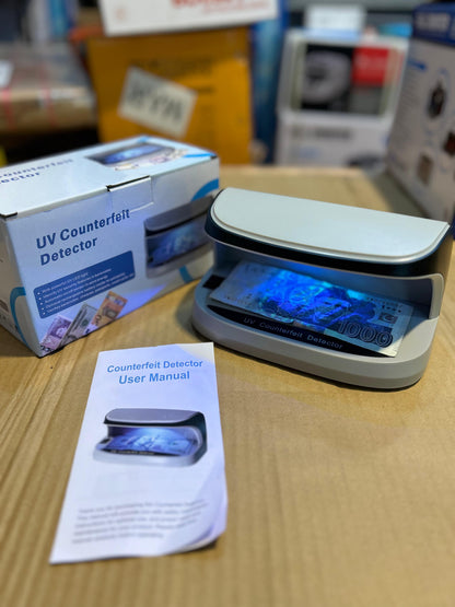 Rechargeable Fake Money Detector – Portable & Accurate Currency Checker