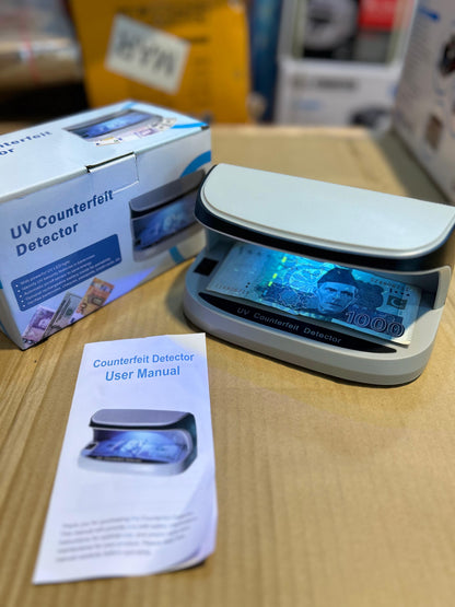 Rechargeable Fake Money Detector – Portable & Accurate Currency Checker