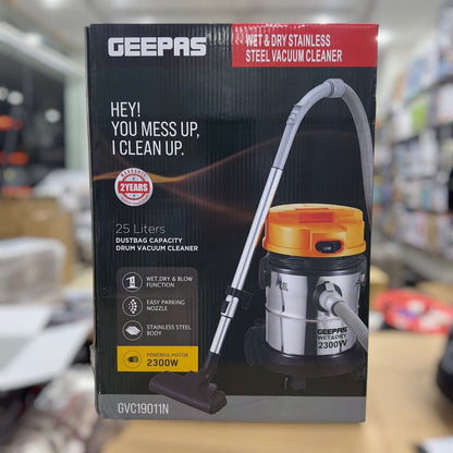 Geepas 25L Wet & Dry Vacuum Cleaner & Blower 19011