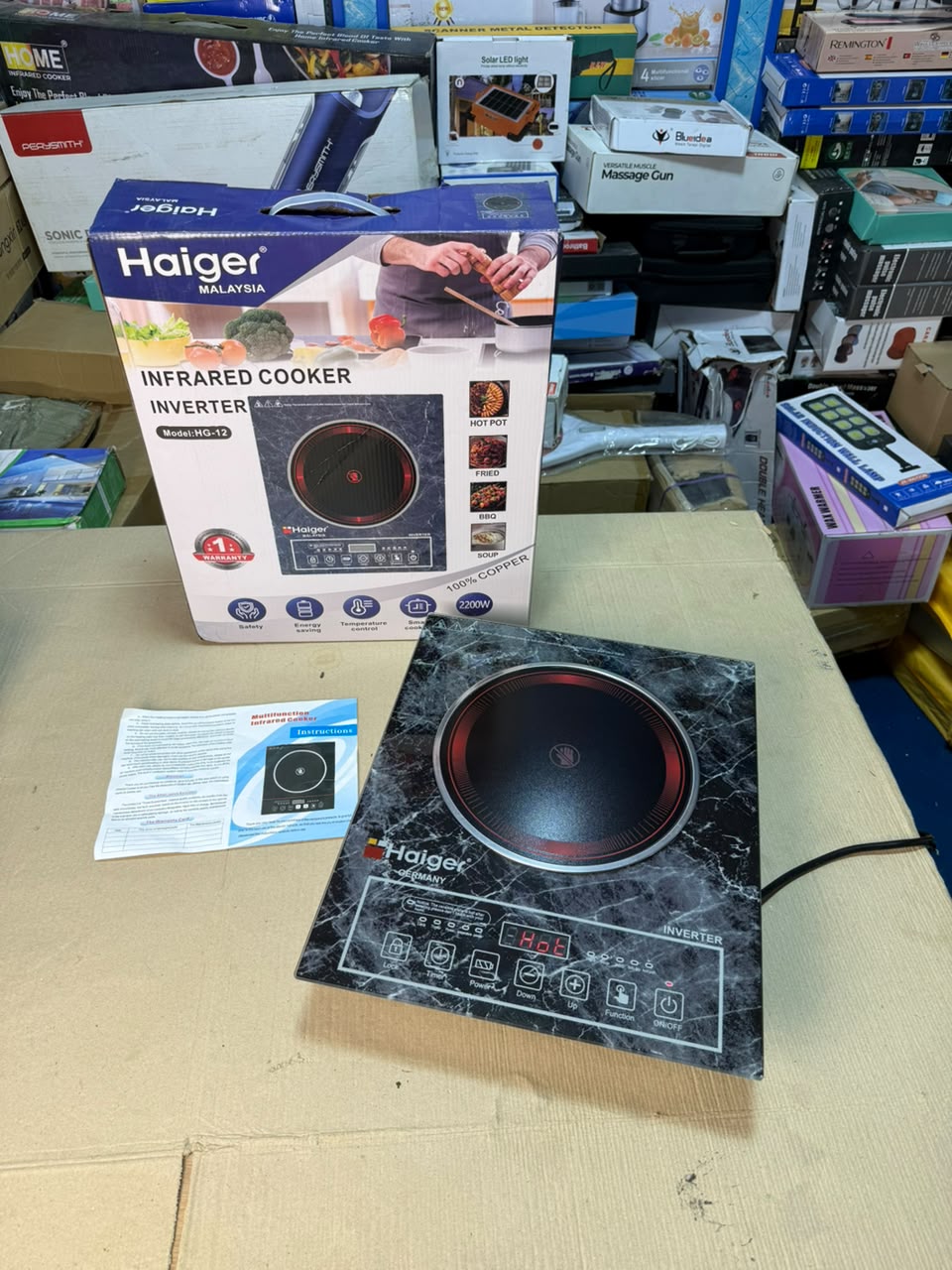 Haiger HG-12 Infrared Cooker Inverter 2200W