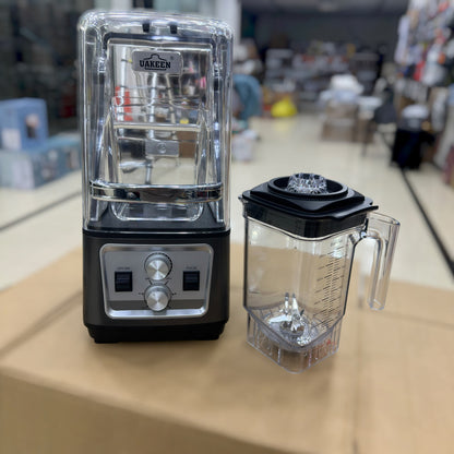 UAKEEN 2.0L Commercial Soundproof Blender | 2000W Heavy Duty Ice Crusher & Smoothie Maker (Model ZL-2404)