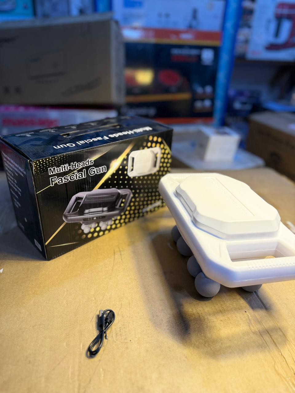 Multi Head fiscal Gun Massager