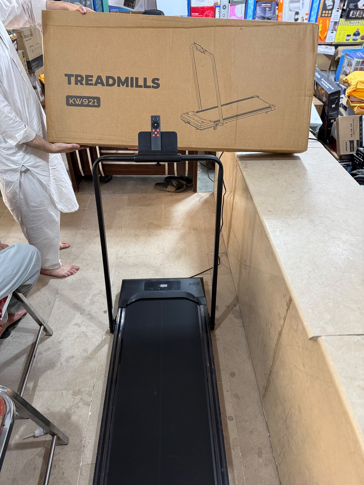 Foldable Treadmill - Single Walking Treadmill or 2-in-1 with Vibration Plate (KW921 / KW916)
