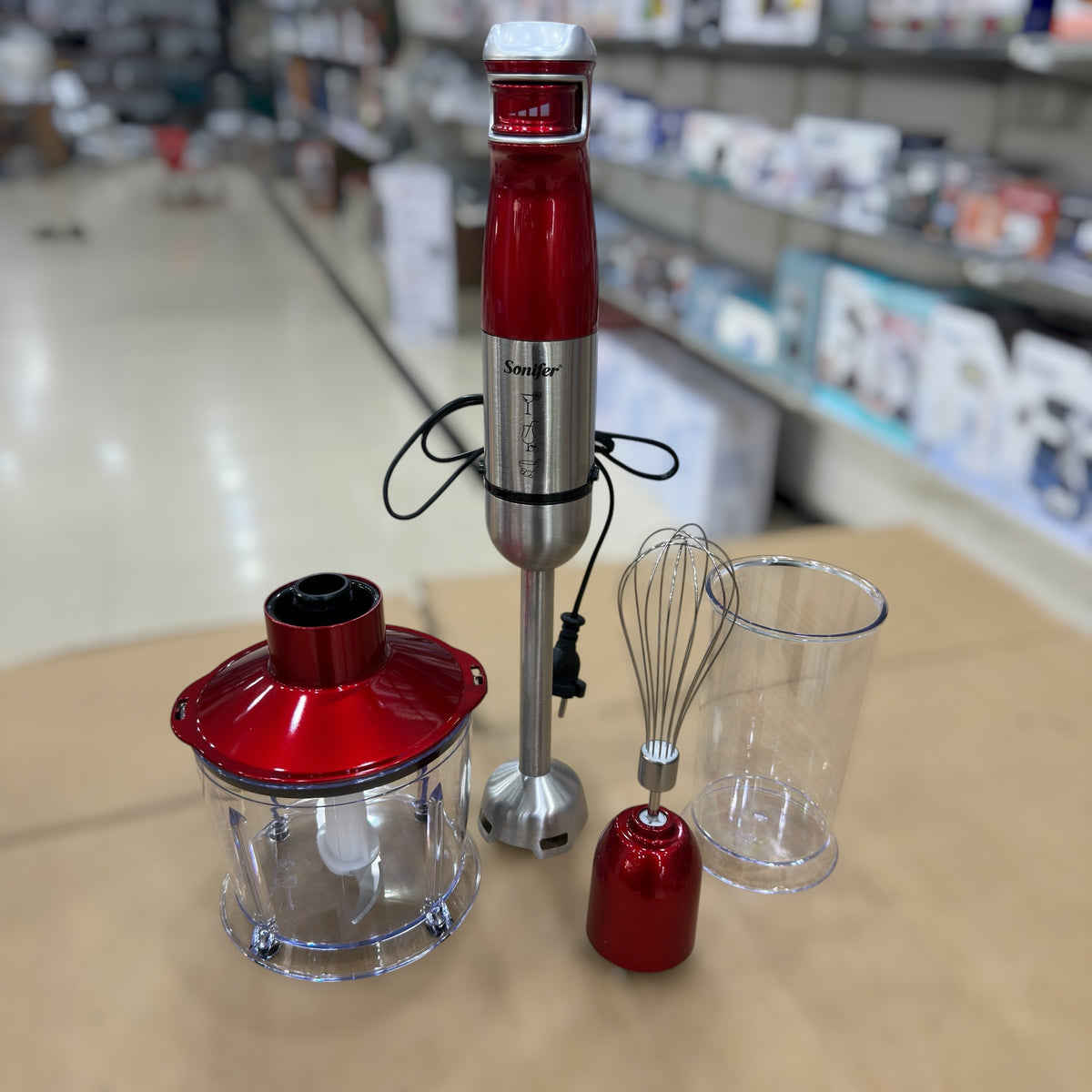 Sonifer 4-in-1 Hand Blender Set SF-8101 - Powerful Motor, Detachable Design