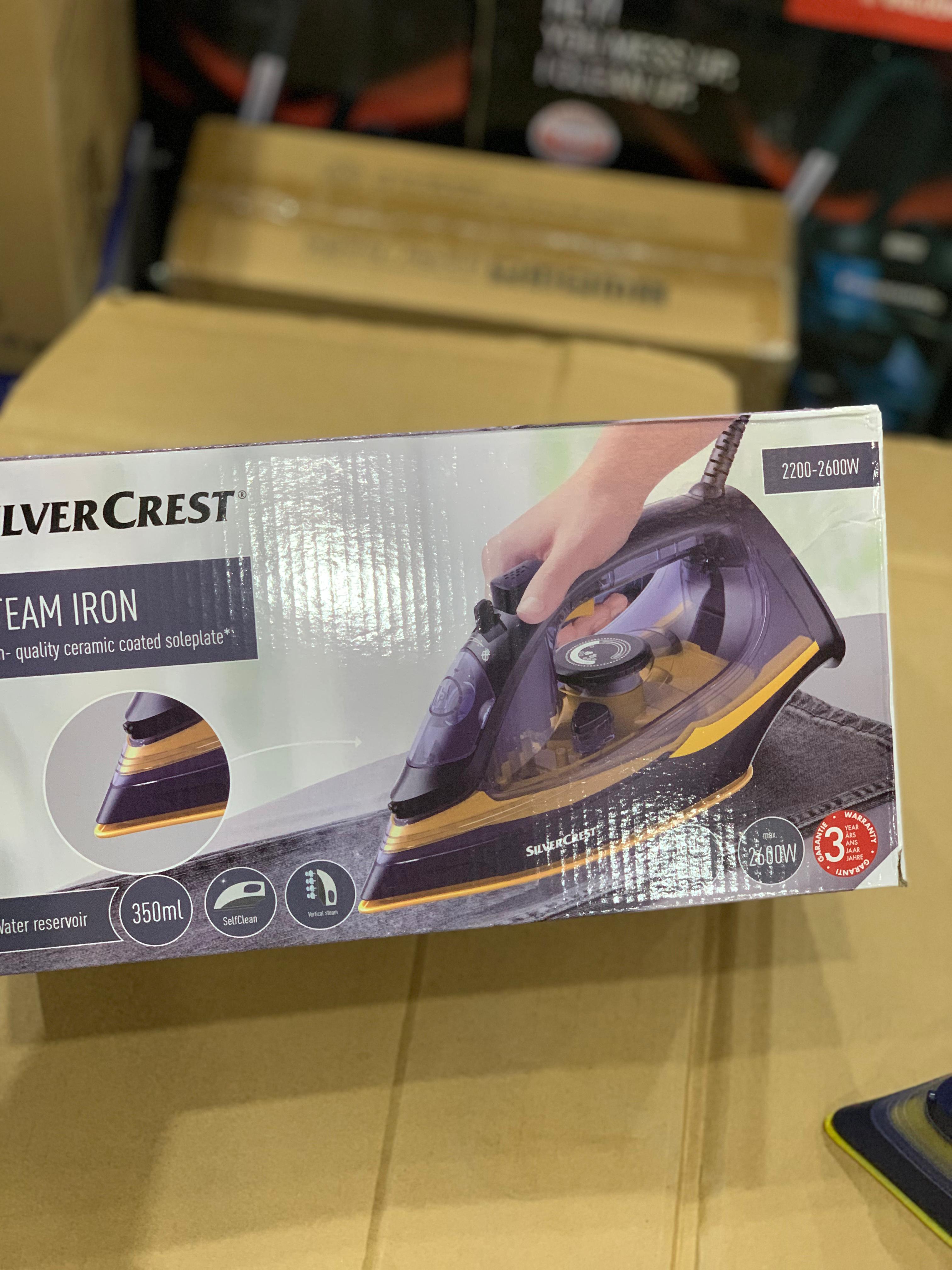 Silver Steam iron