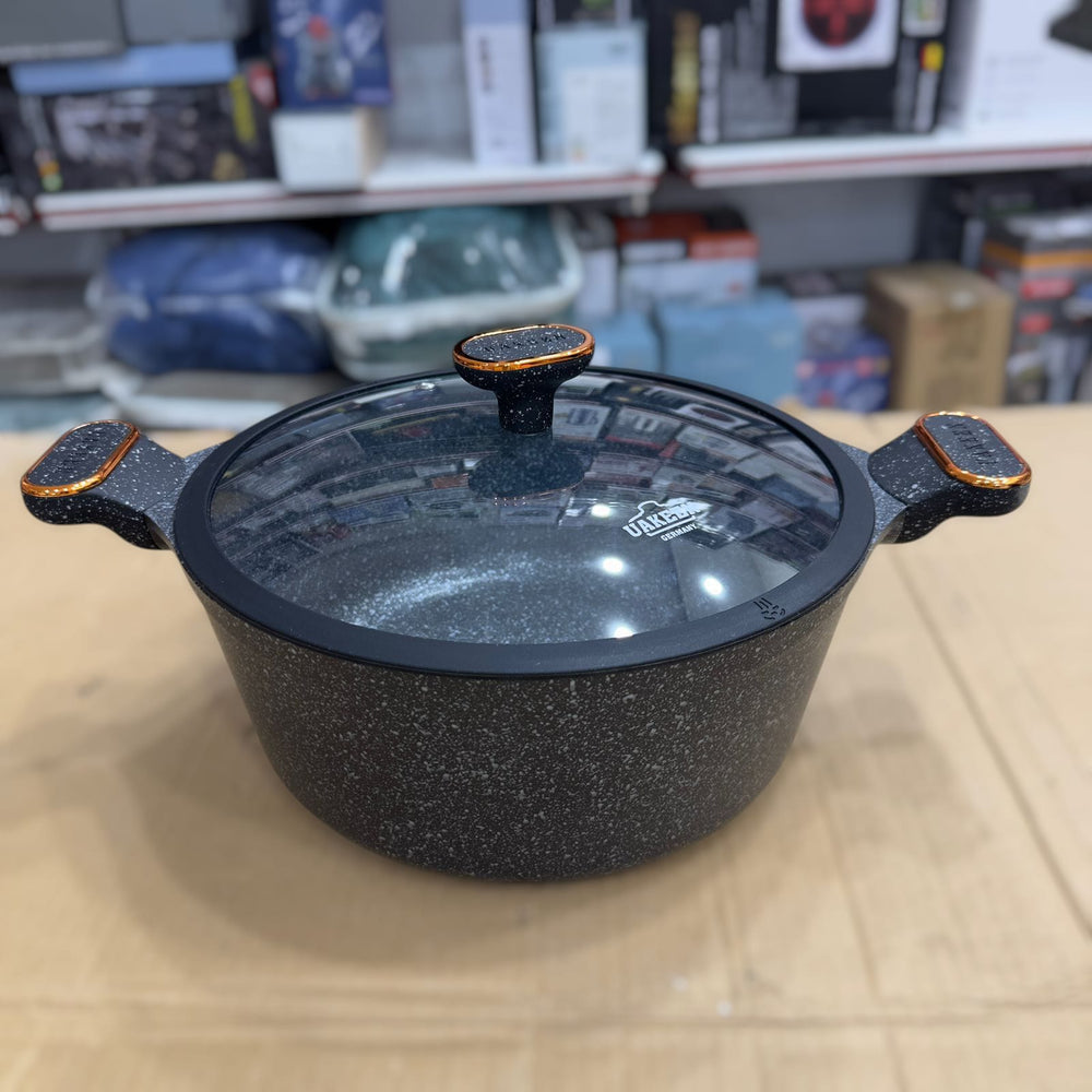 Uakeen 6.4L Induction Die-Cast Granite Casserole 28cm VK-T628