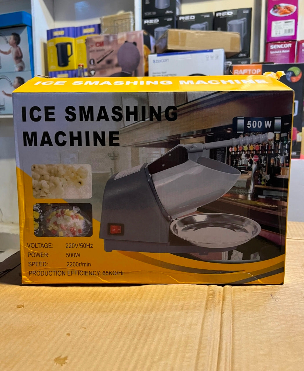 Ice smashing mechine