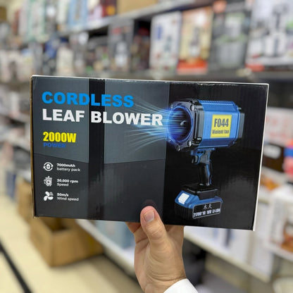 SELANEK Cordless Leaf Blower 2000W - 7000mAh Rechargeable Battery with LED Lights