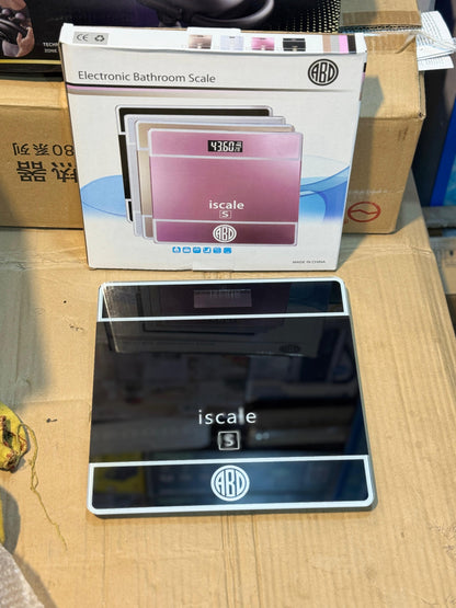 Iscale Electric Bathroom Scale 180kg | Accurate Digital Weight