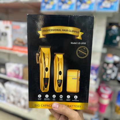 Professional Grooming Series 3-Piece Trimmer Set - Clipper &amp; Trimmer Kit