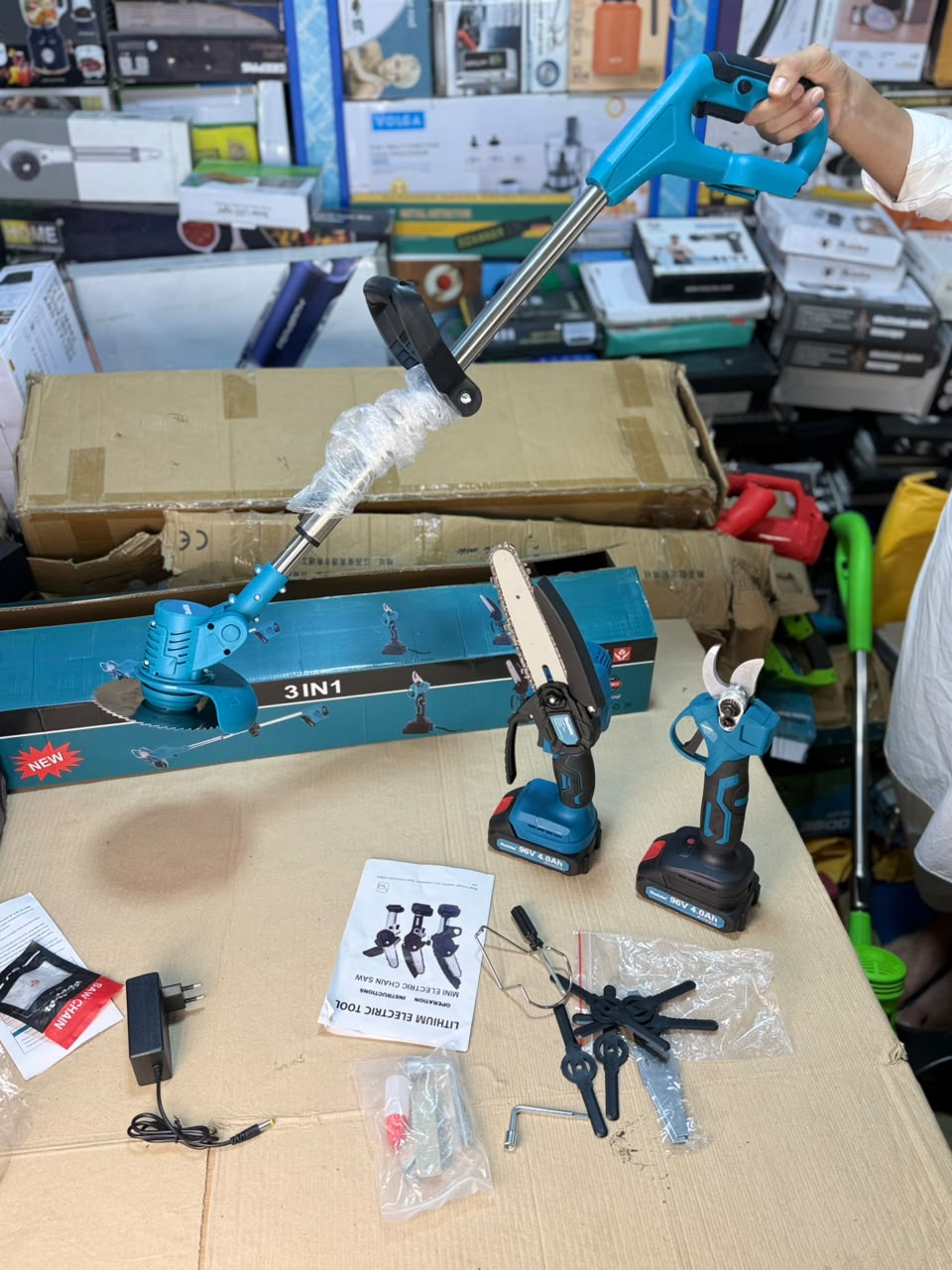 3 in 1 Cordless Lithium Electric Tool Set