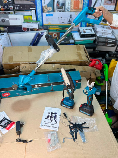 3 in 1 Cordless Lithium Electric Tool Set