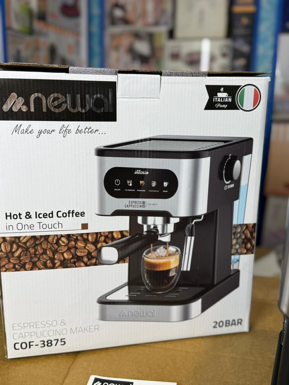 Newal Italian coffee espresso maker cof- 3875