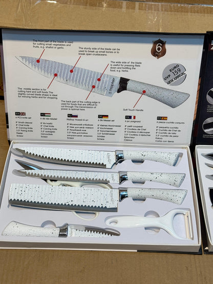 Zeptor 6pcs Knife Set ZP-008 – Premium Kitchen Knives