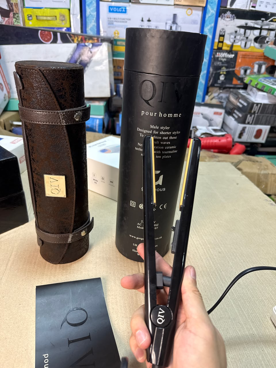 QIV Pour Homme Professional Hair Straightener