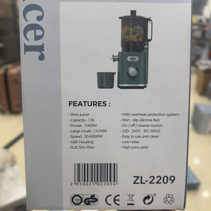 Uakeen Full Size Slow Juicer ZL-2209