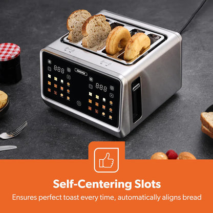 Geepas Digital 4 Slice Toaster GBT 36569UK