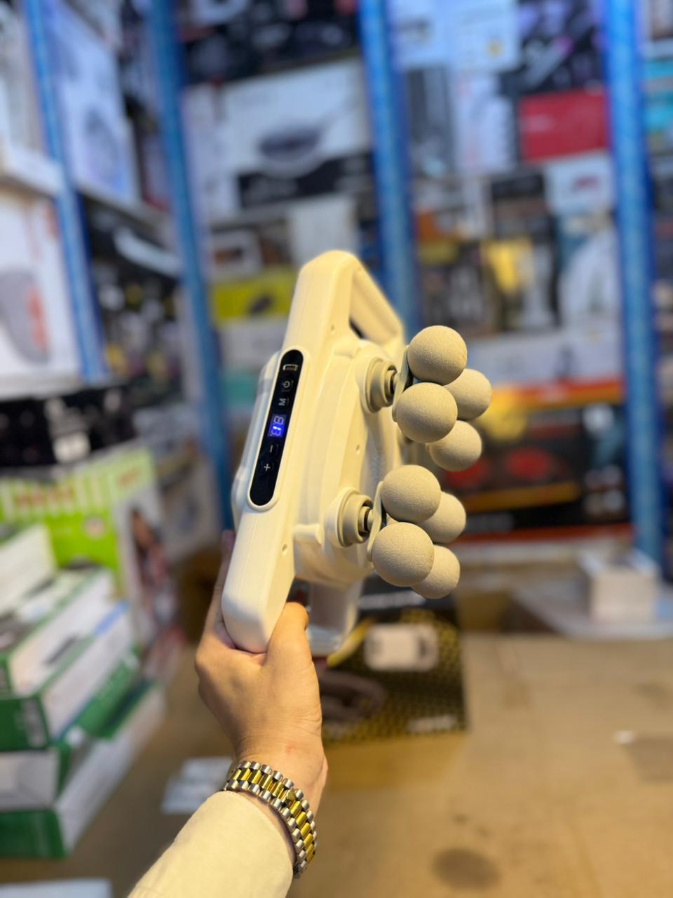 Multi Head fiscal Gun Massager