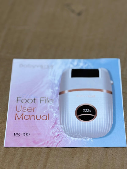 Babyverse Foot File RS-100 | Rechargeable Foot Grinder for Smooth & Soft Feet