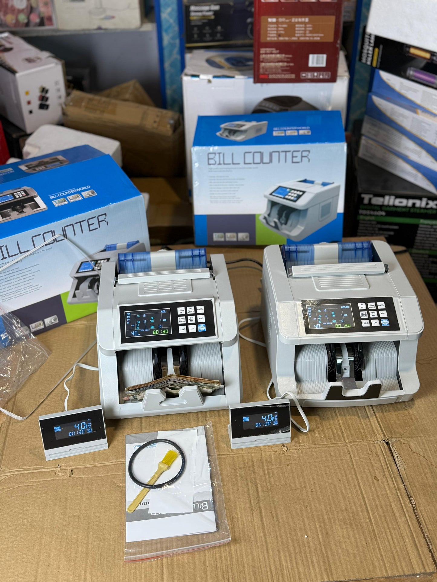 Mix value Bill counter mechine &  Rechargeable