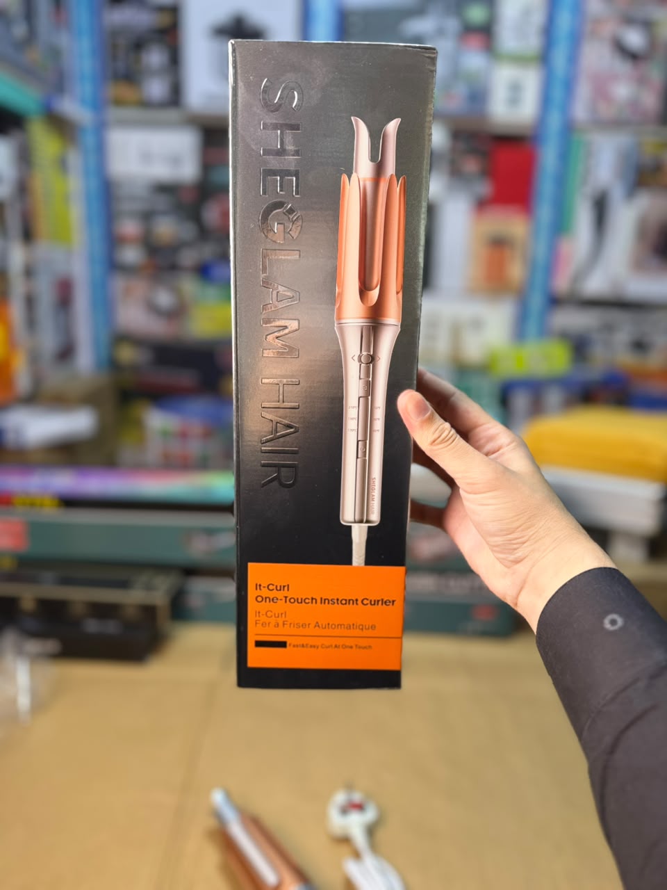SHEGLAM HAIR It-Curl One-Touch Instant Automatic Hair Curler - 25mm Rotating Curling Iron