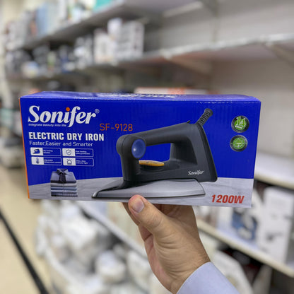 Sonifer Electric Dry Iron SF-9128 - 1200W, Adjustable Temperature Control
