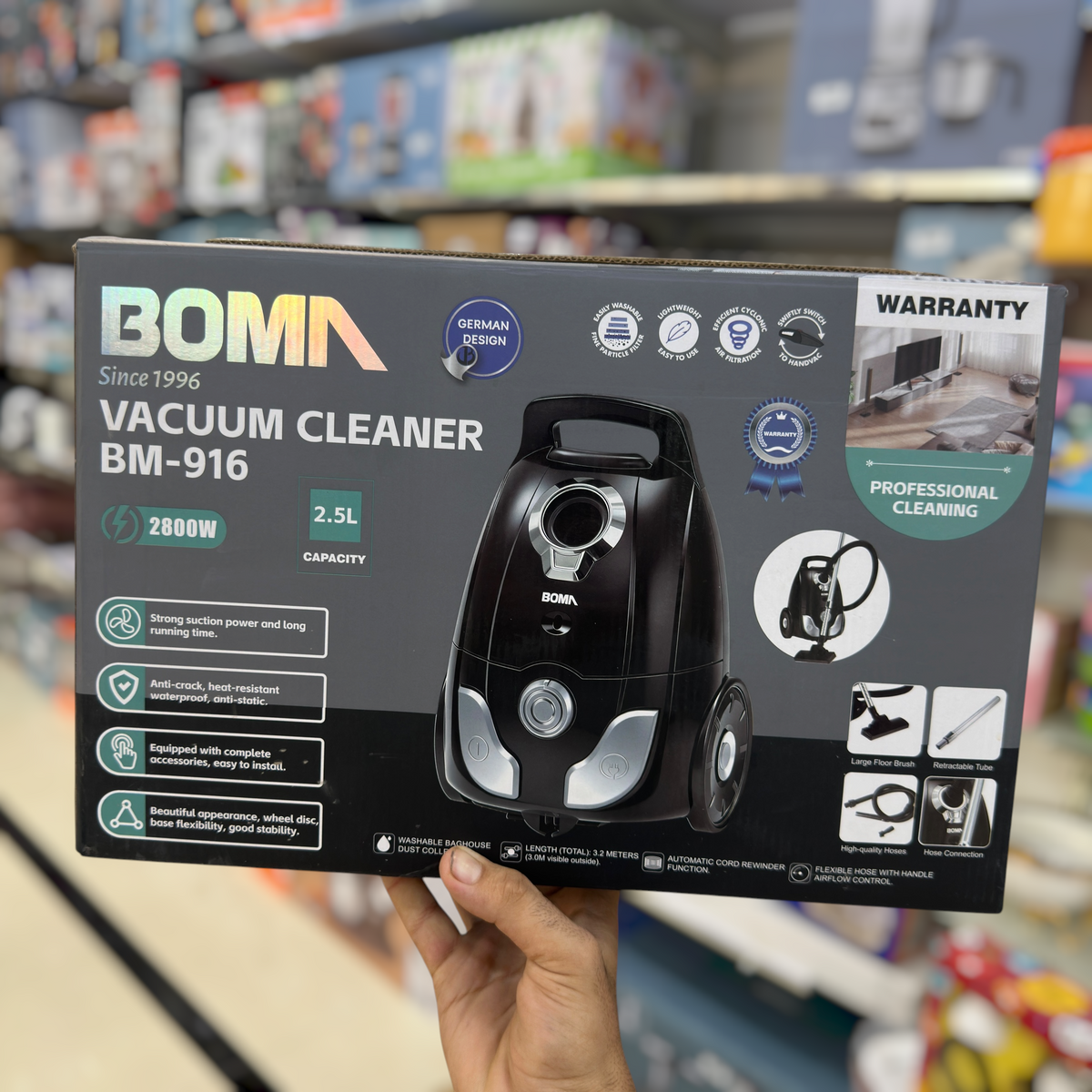 BOMA Vacuum Cleaner BM-916 2800W 2.5L