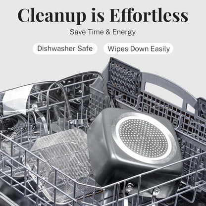 USA Lot 8 Pcs Gotham Pro Hard Anodized Cookware Set