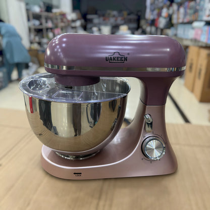 UAKEEN Professional Twin Stand Mixer Set | 5.5L Stainless Steel Bowl & Multi-Speed Control