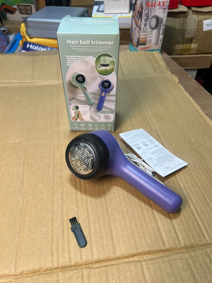 KOLAX Hair Ball Trimmer - Rechargeable Lint Remover with LED Display