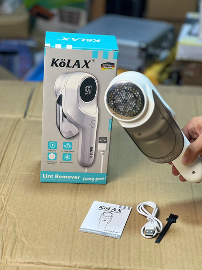 KOLAX Premium Lint Remover - Rechargeable Fabric Shaver with LED Display