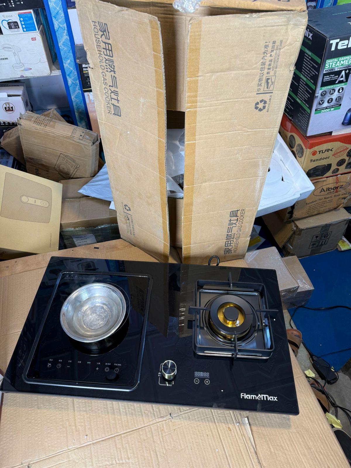 HOUSEHOLD GAS COOKER & ELECTRIC STOVE