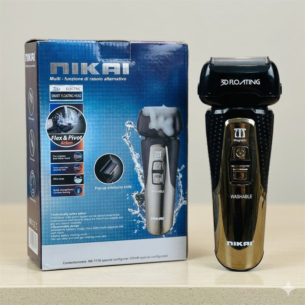 Nikai 3D washable shaver price in Pakistan