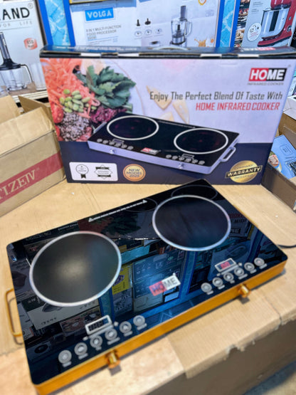 Electric Stove Double Burner 7000W – Home Infrared Cooker