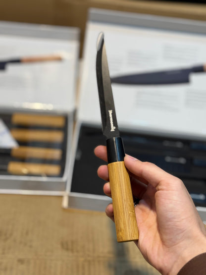 Japanese Knife Set 4pcs | Professional Kitchen Knives for Precision Cutting