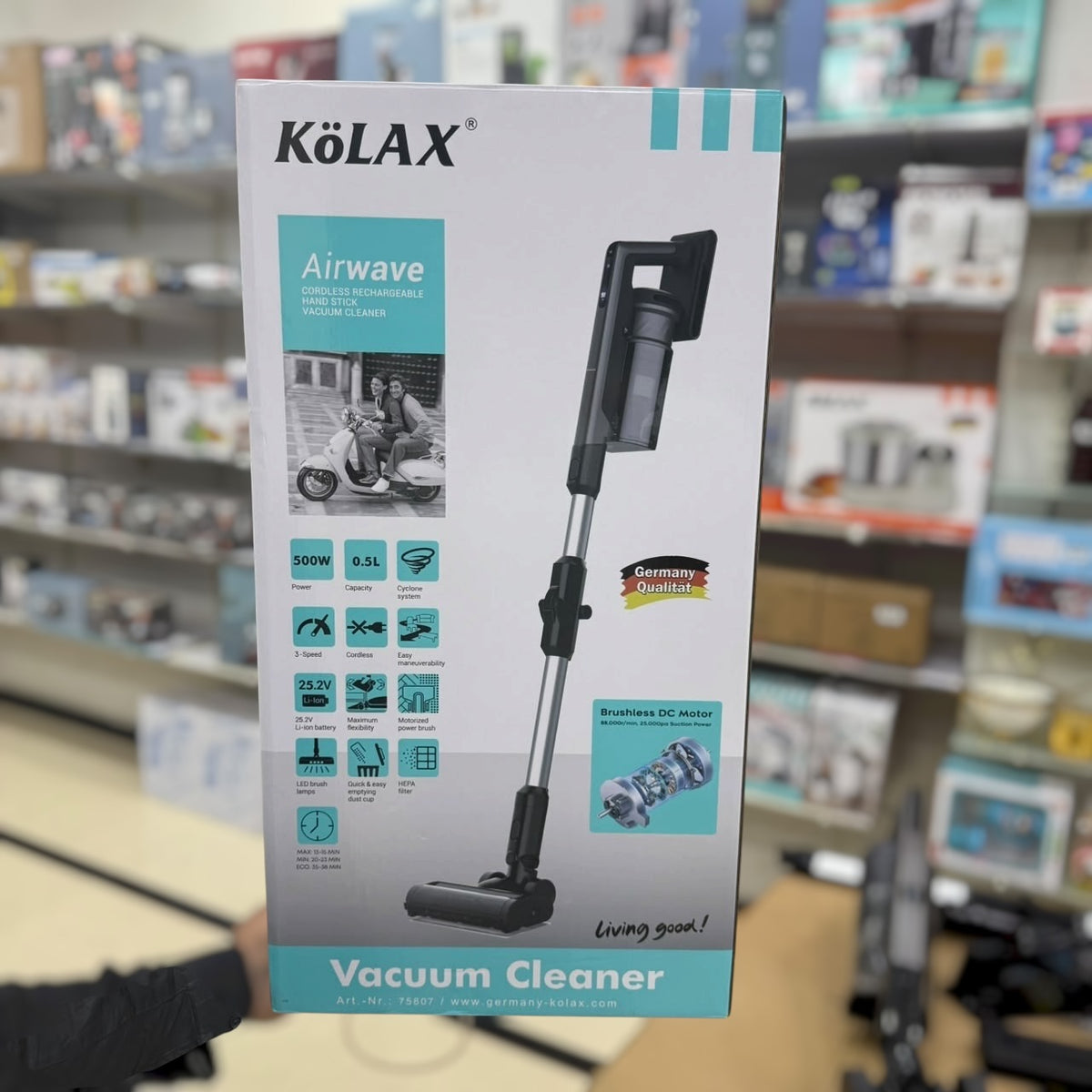 KOLAX Airwave Cordless Vacuum Cleaner
